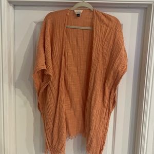 Light orange kimono